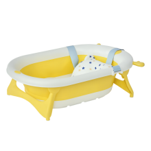 Bañera para Bebé Plegable Amarillo 81.5 x 50.5 x 23.5 cm