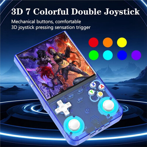 Console de Jogos Portátil Retrô R36 Ultra com Tela IPS de 4 Polegadas, Compatível com Mais de 10 Emuladores,  Console de Videogame Portátil A 2