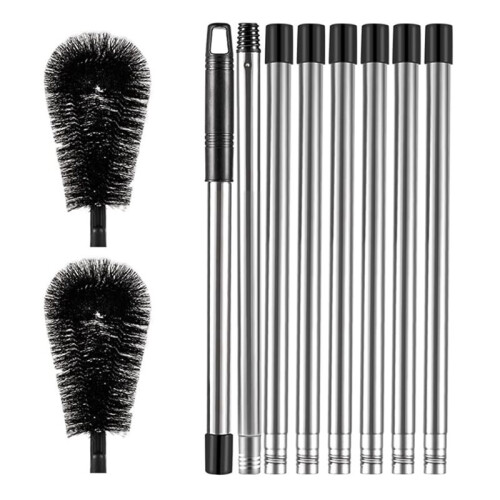 Gutter Cleaning Tools From Ground - Long Adjustable Gutter Cleaner & Brush, Rain Gutter Cleaning Tool for Easy Clean 1
