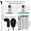 Gutter Cleaning Tools From Ground - Long Adjustable Gutter Cleaner & Brush, Rain Gutter Cleaning Tool for Easy Clean 8