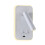 Wall Light Backlight USB Charging 330 Degree Rotation Adjustable Wall Lamp Bedside Study Reading Sconce Lamp White 1