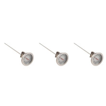 3X Thermometer Gauge Stainless Steel for Cooking Food 200 Celsius