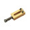 Elgitarr Tremolo Bridge Mässingsadlar 10,8MM Elgitarr Bridge String Sadel Gitarrdelar Guld & Silver 4