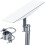 Antennmaströrsmontering Fungerar för Starlink GEN2 V2 Röradapter Universalantennstålstångsmontering 3