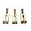 Elgitarr Tremolo Bridge Mässingsadlar 10,8MM Elgitarr Bridge String Sadel Gitarrdelar Guld & Silver 9