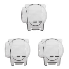 3X for Pro / Platinum Gimbal Lock Camera Guard Protector Transport Fixed Lens Cover (Transparent Gray)