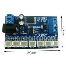 5X 7 Channel RS485 NTC Temperature Sensor Measurement MODBUS RTU Paperless Recorder PLC NT18B07