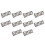 10pcs 2M Self-Adhesive Side  Tile Sticker Bathroom Kitchen Restaurant Wall Stair Floor Border Tile Sticker 1