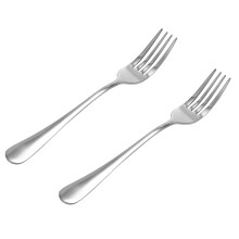 20 PCS Fork Table Stainless Steel Steak Fork Forks Cutlery Dinner Table, Fruit Salad, Steak-18.5cm Total Length