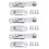 3X Hasp  METAL Hasp  Lock Sliding Door Lock for Window Cabinet Fitting 1