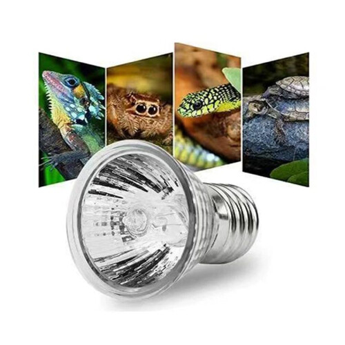 8PCS UVA+UVB Reptile Heating Light Bulb Snake Turtle Pet Full Spectrum Basking UV Light Bulbs Heating Light 1
