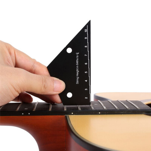 Fret Leveling Tool Gitarr Bas Hals Gripbräda Mätlinjal Gitarr Fret Rocker-Nivå Tool 1