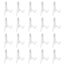 20X Transparent 7 Inch Display Easel Stand Plate Bowl Picture Frame Photo Pedestal Holder