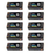 10X Bitcoin Nerd Miner V2.0 T-Display-S3 BTC Crypto Solo Lottery Nerdminer Miner LCD-Skärm 78KH/S med Skal