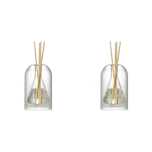 2X FöRvaringsbehåLlare Diffuserflaskor Aromaterapi Diffuserflaska Modern Diffuser Glasflaska Eterisk Olja Organizers,B