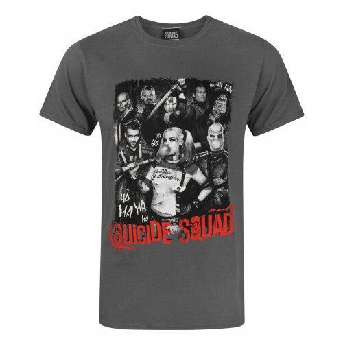 DC Comics (Small) DC Comics Suicide Squad Short Sleeved T-Shirt (Unisex Grey)