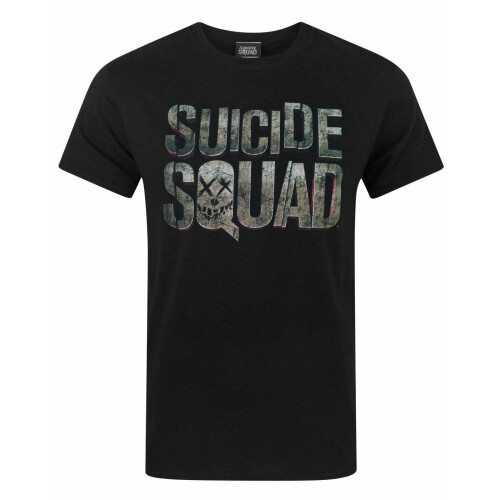 DC Comics DC Comics Suicide Squad Short Sleeved T-Shirt (Mens Black)