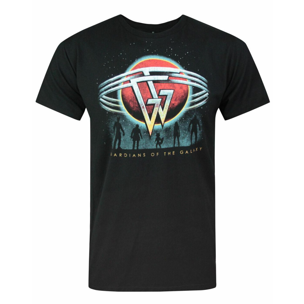 Marvel Guardians Of The Galaxy Short Sleeved T-Shirt (Mens ) Black
