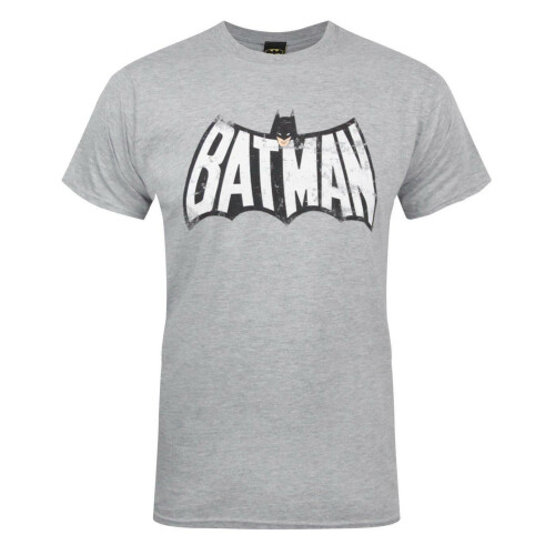DC Comics DC Comics Batman Short Sleeved T-Shirt (Mens Grey)