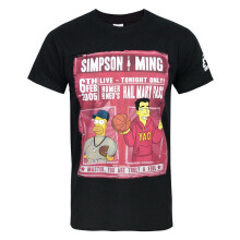 The Simpsons Short Sleeved T-Shirt (Mens Black)