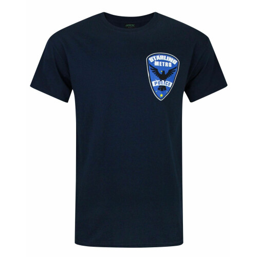 DC Comics (Medium) DC Comics Short Sleeved T-Shirt (Mens Blue)