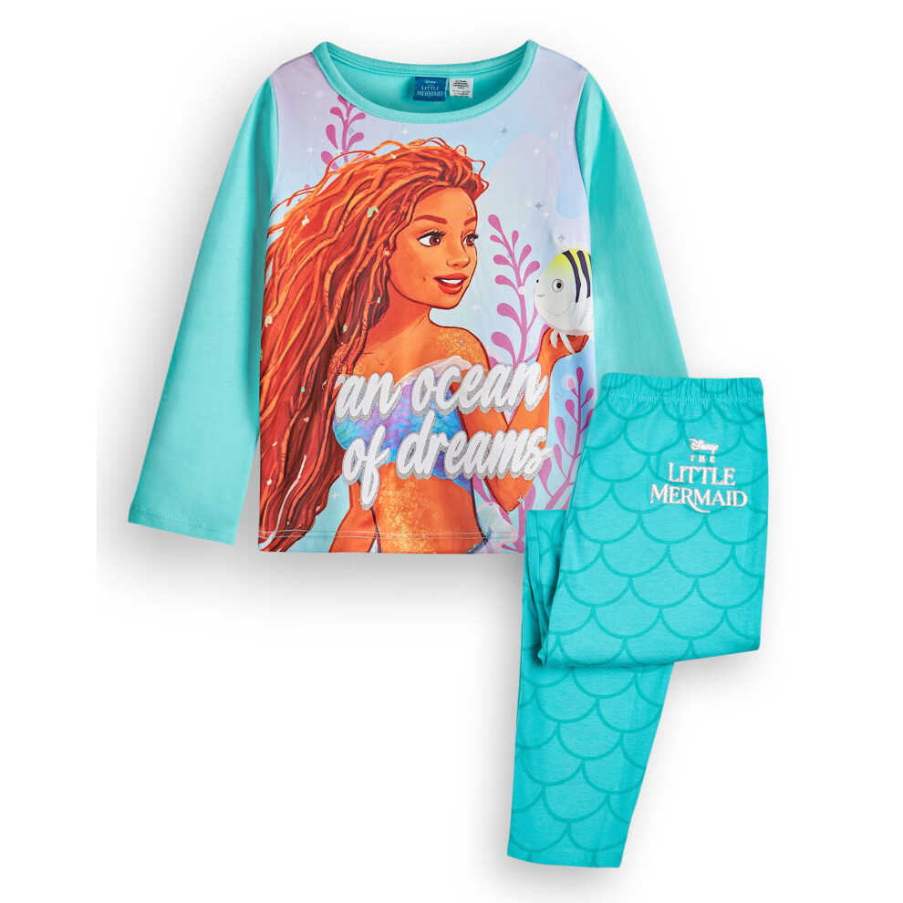 Disney (2-3 Years) Long Sleeve Long Leg Pyjama Set (Girls Blue)