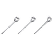 3X Bung Wrench, Drum Wrench Aluminum Opener Tool for 10 15 20 30 50 55 Gallon Barrels, Fits 2 and 3/4 Inch