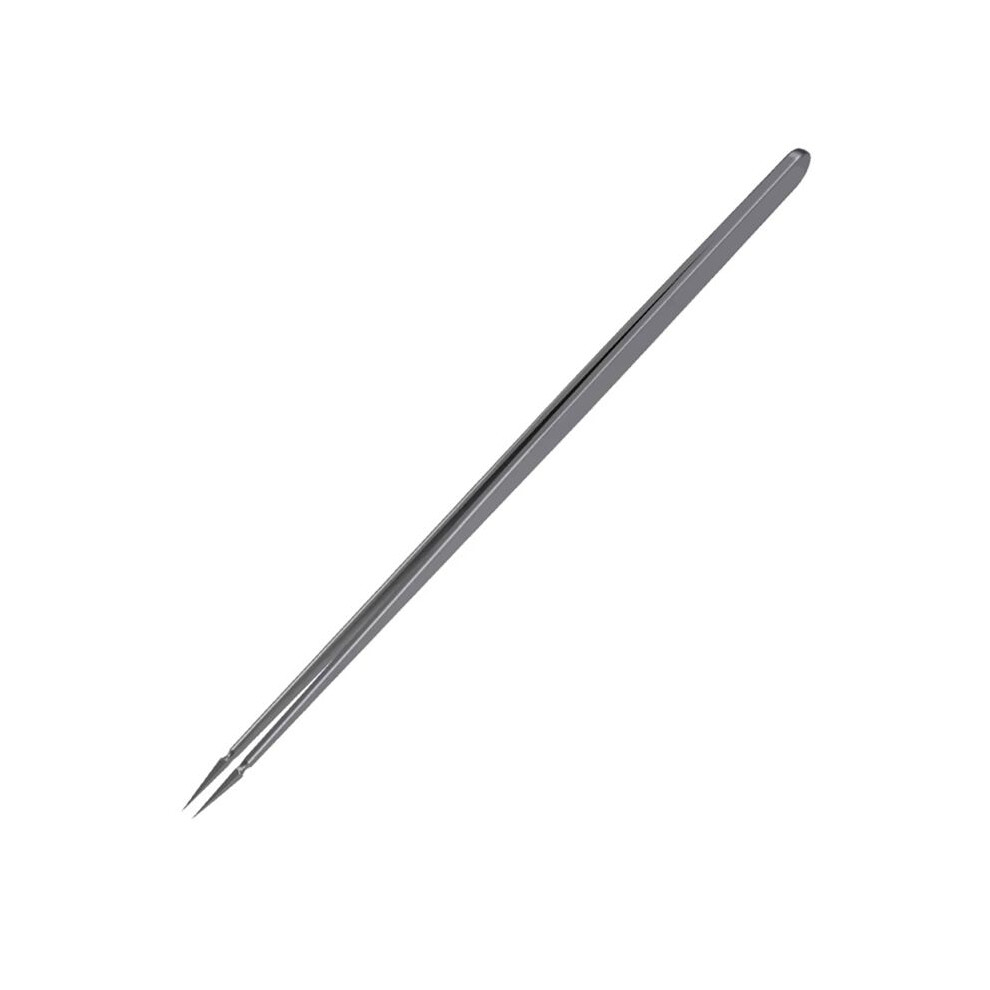KA-11 High Hardness Stainless Steel Micrometer Tip Tweezers Non-Magnetic Precise Fly Wire Phone Electronic Repair Tool