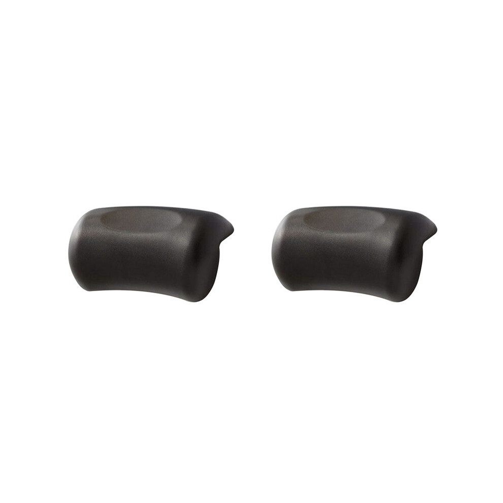 2X Spa Bath Pillow Non-Slip Bathtub Headrest Soft Waterproof Bath Pillows With Suction Cups Bath Neck Cushion Black
