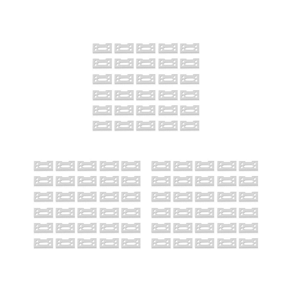 White 90Pcs 28 Teeth Zirconia Ceramic Clipper Blade For Senior Clipper