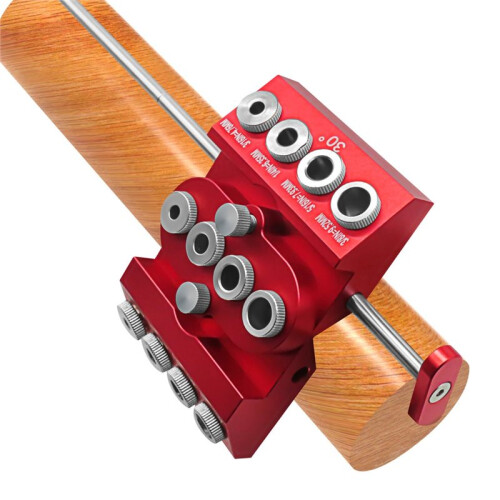 30/45/90 Degree Angled Drill Guide 4 Sizes Drill Hole Guide Jig for Stairs Handrail/Cable Railing 2