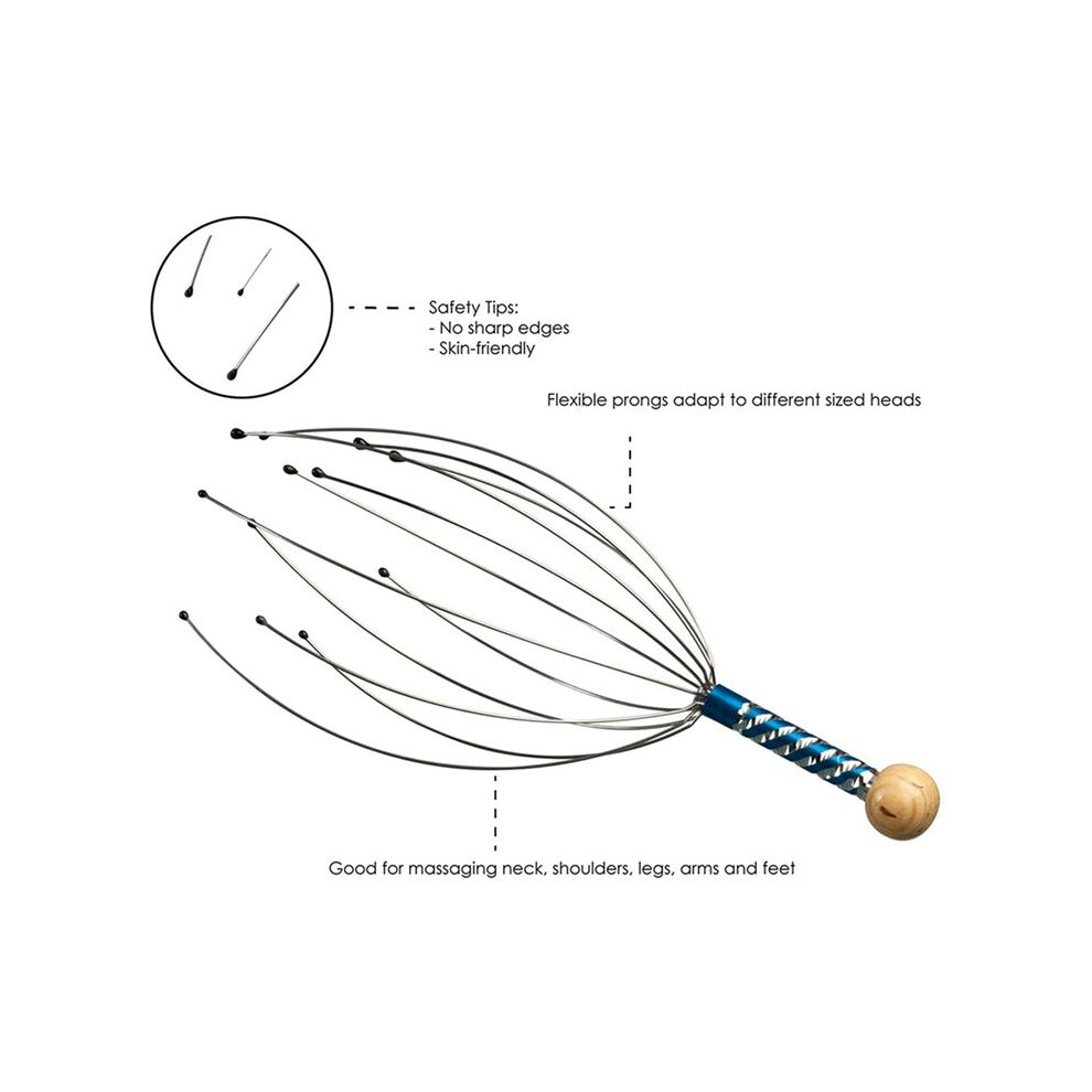 4X  Massage Spider  Masseur for Relaxation Therapy and Stress Relief