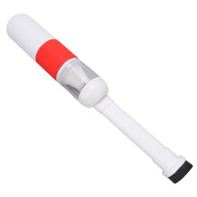 kabelloser Mini-Staubsauger 4000 Pa 3000 mAh Weiß Rot
