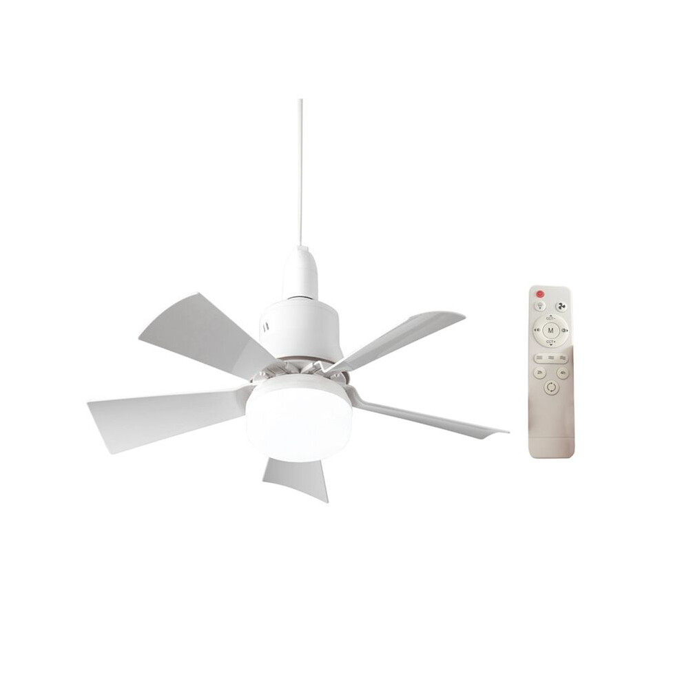 Light Socket Fan Small Ceiling Fan With And Remote, Screw In Ceiling Fan For E27 Base, For Bedroom Kitchen