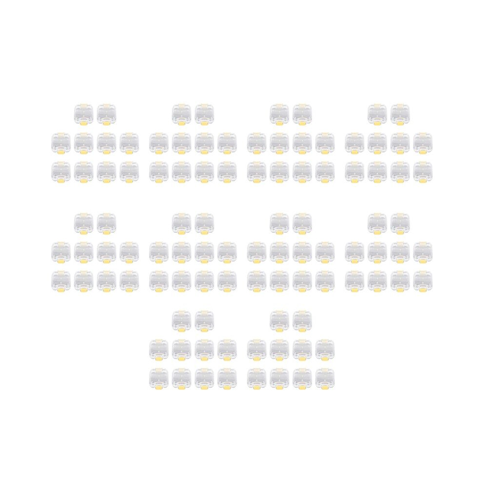 100Pcs Plastic Denture Tooth Box with Film High Quality Denture Storage Box Dental Implant Membrane Tooth Box