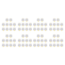 80Pcs Plastic Denture Tooth Box with Film High Quality Denture Storage Box Dental Implant Membrane Tooth Box