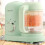 Baby Food Maker,Multi-Function Steamer Grinder Blender Mills Machine Auto Grinding Food Processor for Baby EU Plug Green 5