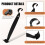 Pottery Trimming Tools, Double-Ended Trim Tool with Carbon Steel,Ceramic Tools for Pottery, Soft Rubber Handle Cutting 3