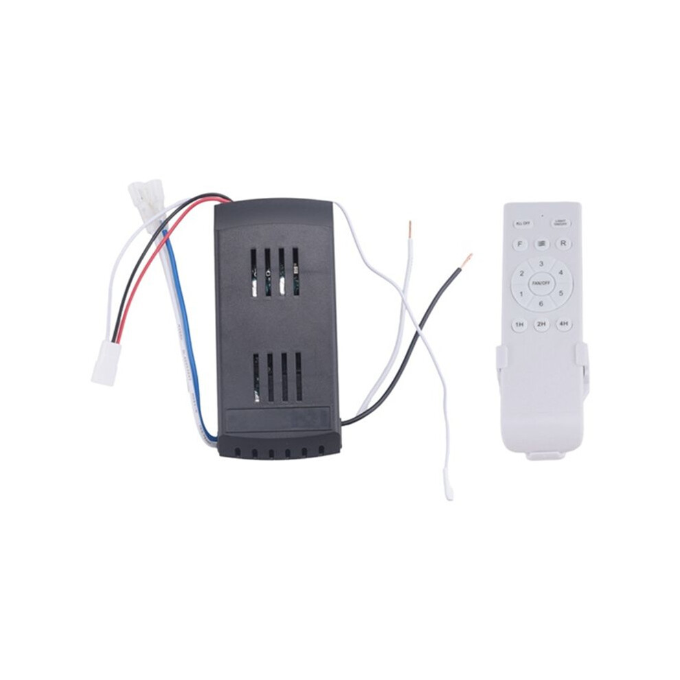 Light Universal Ceiling Fan Remote Control Kit 30W 6-Speed Timing Function Fan Remote Replacement