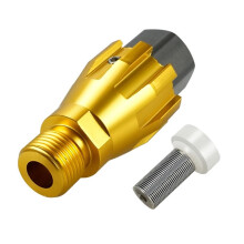 Universele Adapter met 360 Graden Draaibare Ventilator en Filter voor Airless Verfspuiten, Draaibare Verlengstukcontroller