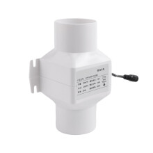 Ventilateur Extracteur 60 mm à Faible Bruit, Souffleur D'Air Hydroponique à Vitesse Réglable pour la Ventilation de la Salle de Bain Domestique