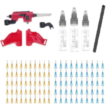 Wash-Free Airbrush with Rack for Scale Model Painting Quick Color Change Hobbyist DIY Tools