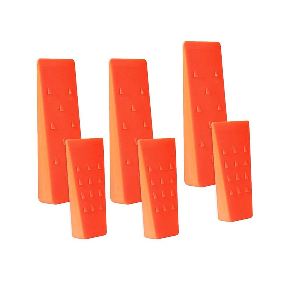 Tree Felling Wedges With Spikes For Safe Directional Cutting - Includes 8" And 5.5" Sizes 6031396562036