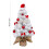 Capino white flocked artificial Christmas tree 17.7 inch 4