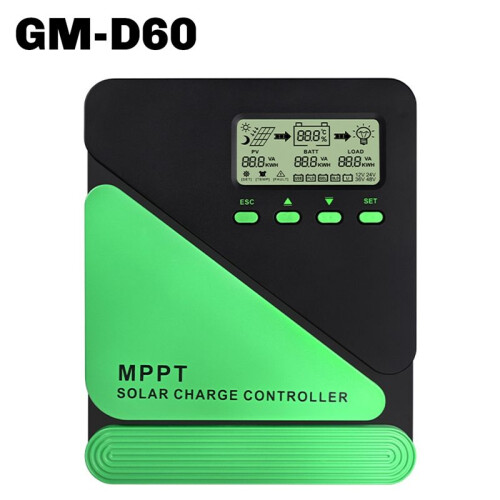 Solar Charge Controller MPPT -D60 Solar Panel Solar Charge Regulator 12V 24V Battery PV Input 100VOC 1