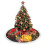 Weihnachtsbaumrock mit Fransen und Spitze, 122 cm 4