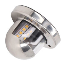 12V Boat Anchor Lights 135 White LED Navigation Stern Light IP65 Waterproof 2nm Visibility for Marine Yachts Pontoon