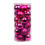 Ensemble de 24 boules de Noël unies de 6 cm (2,36 pouces) 2