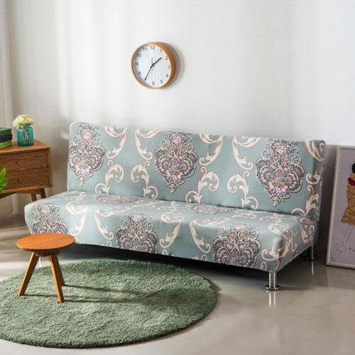 Stretch-Sofaüberzug aus Polyester für Sofas ohne Armlehnen 2