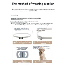 Mosquito Repellent Collar for Pets,Summer Cat and Dog Fleas,Mosquito Repellent and Lice Repellent Collar Adjustable 65cm